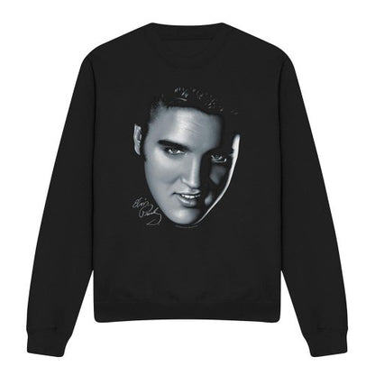 Front - Elvis Presley Unisex Adult Big Face Sweatshirt