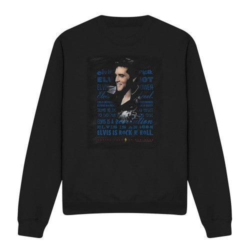 Front - Elvis Presley Unisex Adult Icon Sweatshirt