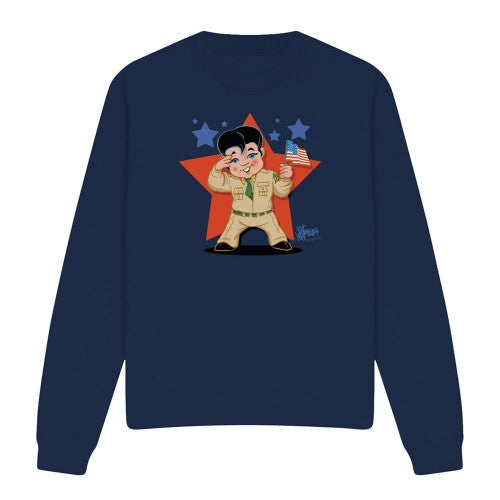 Front - Elvis Presley Unisex Adult Lil G I Sweatshirt