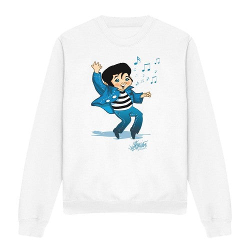 Front - Elvis Presley Unisex Adult Lil Jailbird Sweatshirt