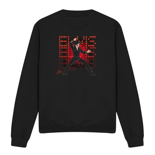 Front - Elvis Presley Unisex Adult 69 Anime Sweatshirt