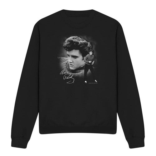 Front - Elvis Presley Unisex Adult Sweater Sweatshirt