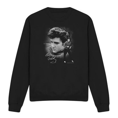Front - Elvis Presley Unisex Adult Sweater Sweatshirt