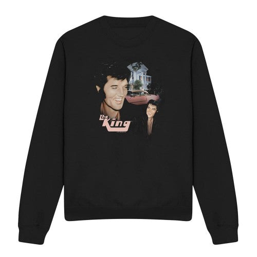 Front - Elvis Presley Unisex Adult Home Sweet Home Sweatshirt