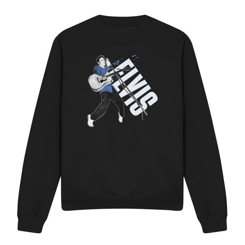 Front - Elvis Presley Unisex Adult On His Toes Sweatshirt
