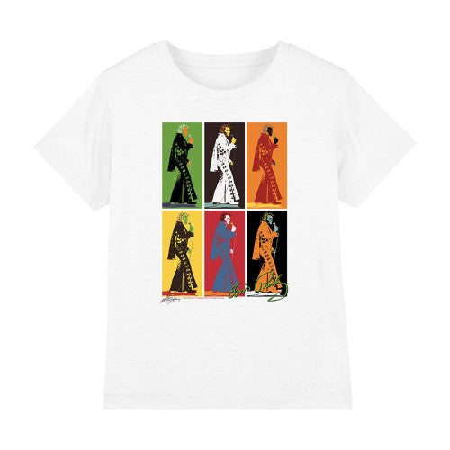 Front - Elvis Childrens/Kids Retro Boxes T-Shirt