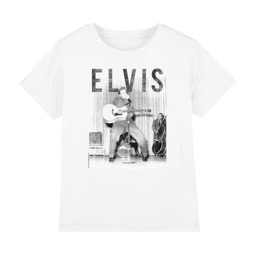 Front - Elvis Presley Childrens/Kids With The Band T-Shirt