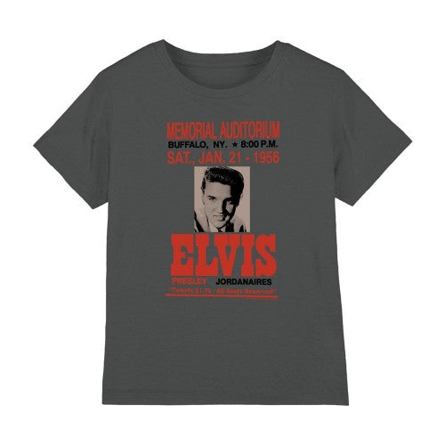 Front - Elvis Presley Childrens/Kids Buffalo 1956 T-Shirt