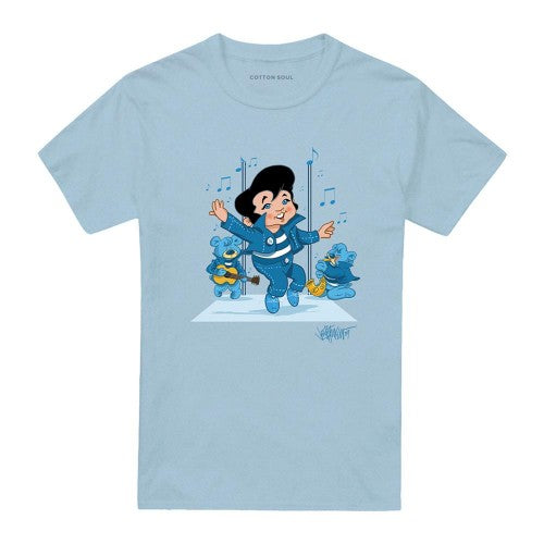 Front - Elvis Presley Unisex Adult Jailhouse Rocker T-Shirt