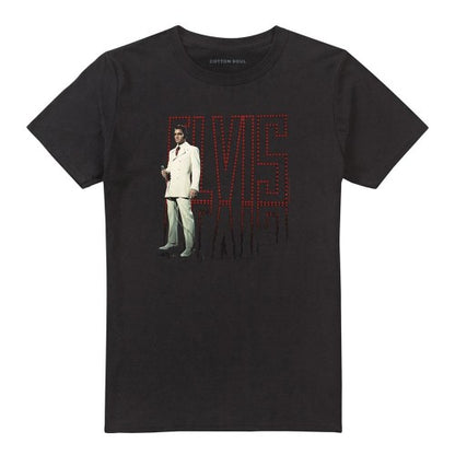 Front - Elvis Presley Unisex Adult White Suit T-Shirt