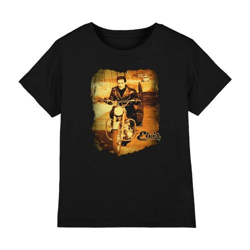 Front - Elvis Presley Childrens/Kids Hit The Road T-Shirt