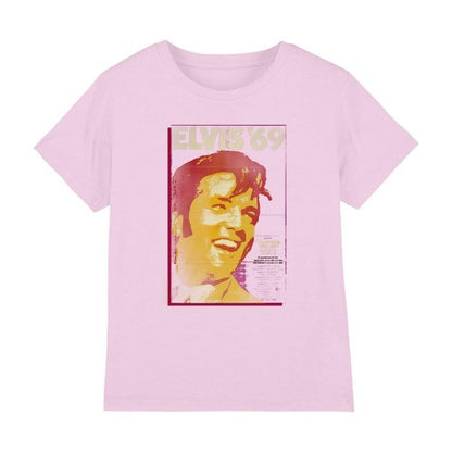 Front - Elvis Presley Childrens/Kids Trouble With Girls T-Shirt