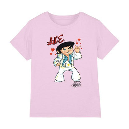 Front - Elvis Presley Childrens/Kids Lil E T-Shirt