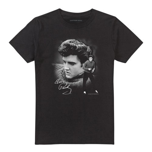 Front - Elvis Presley Unisex Adult Sweater T-Shirt