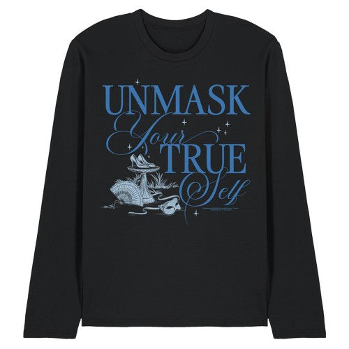 Front - Bridgerton Unisex Adult Unmask Your True Self Long-Sleeved T-Shirt