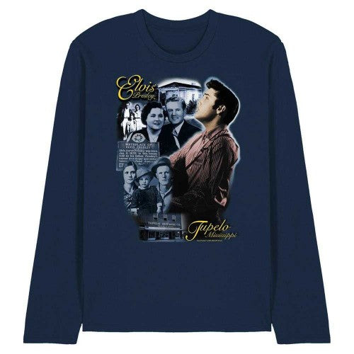 Front - Elvis Presley Unisex Adult Tupelo T-Shirt