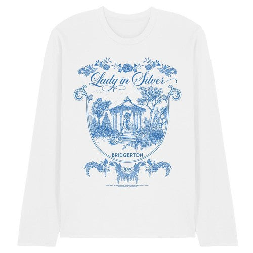 Front - Bridgerton Unisex Adult Fairy Tale Gazebo Dancing Long-Sleeved T-Shirt