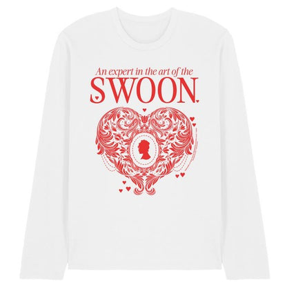 Front - Bridgerton Unisex Adult The Art Of Swoon Long-Sleeved T-Shirt