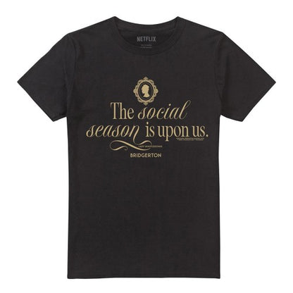 Front - Bridgerton Unisex Adult The Social Season Is Upon Us T-Shirt