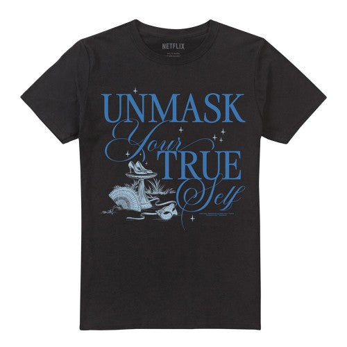 Front - Bridgerton Unisex Adult Unmask Your True Self T-Shirt