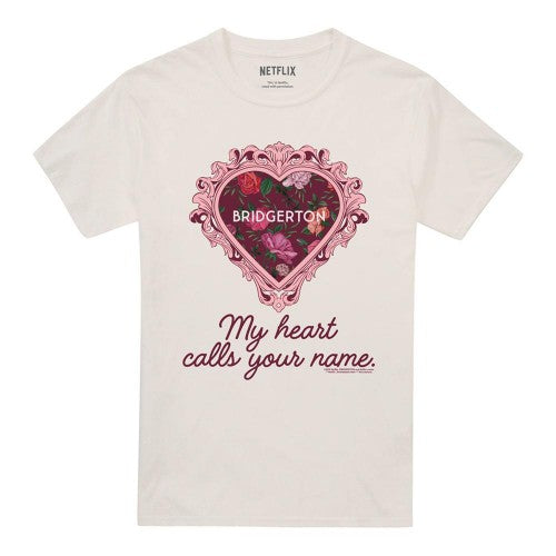 Front - Bridgerton Unisex Adult My Heart Calls Your Name T-Shirt