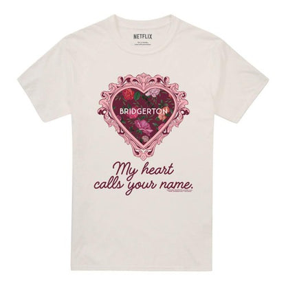 Front - Bridgerton Unisex Adult My Heart Calls Your Name T-Shirt
