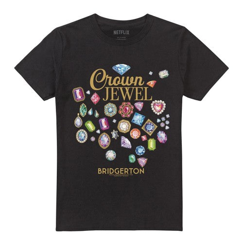 Front - Bridgerton Unisex Adult Crown Jewel T-Shirt
