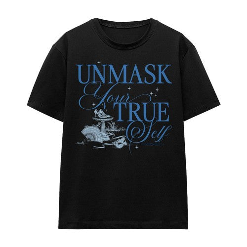 Front - Bridgerton Womens/Ladies Unmask Your True Self T-Shirt