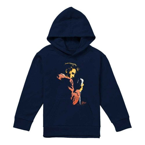 Front - Elvis Presley Childrens/Kids Early Pull Over Hoodie