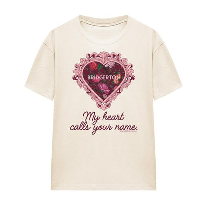 Front - Bridgerton Womens/Ladies My Heart Calls Your Name T-Shirt