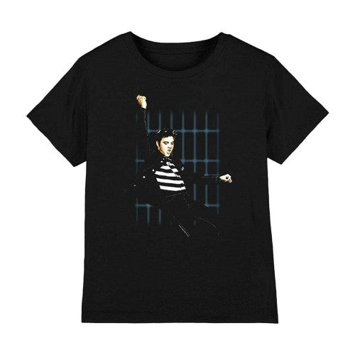 Front - Elvis Childrens/Kids Blue Bars T-Shirt