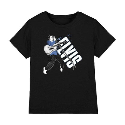Front - Elvis Presley Childrens/Kids On His Toes T-Shirt