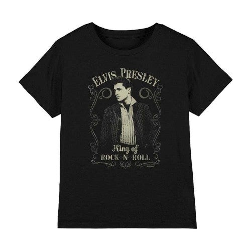 Front - Elvis Presley Childrens/Kids Rock Legend T-Shirt