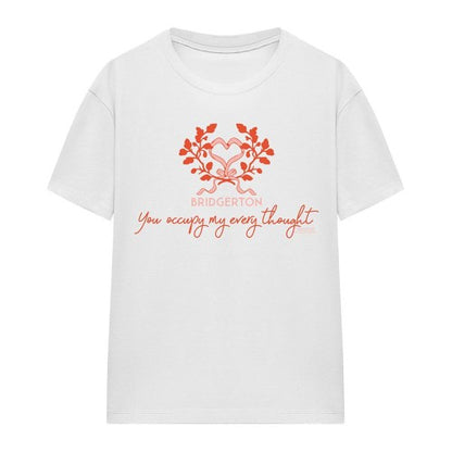 Front - Bridgerton Womens/Ladies Occupy My Thoughts T-Shirt