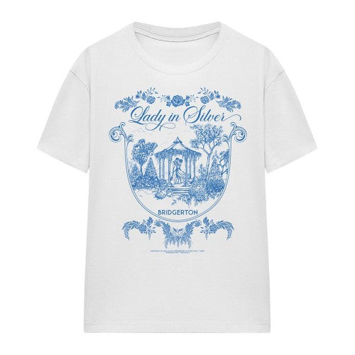 Front - Bridgerton Womens/Ladies Fairy Tale Gazebo Dancing T-Shirt