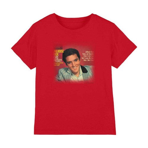 Front - Elvis Presley Childrens/Kids Jailhouse Rock 45 T-Shirt