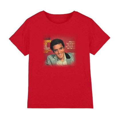 Front - Elvis Presley Childrens/Kids Jailhouse Rock 45 T-Shirt