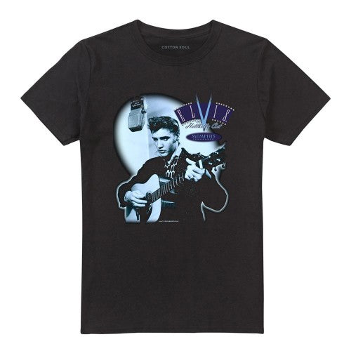 Front - Elvis Presley Unisex Adult Hillbilly Cat T-Shirt