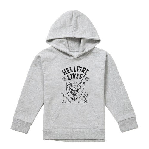 Front - Stranger Things Childrens/Kids Hellfire Graduation Hoodie