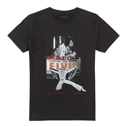 Front - Elvis Presley Unisex Adult Las Vegas T-Shirt