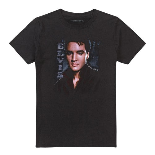 Front - Elvis Presley Unisex Adult Tough T-Shirt