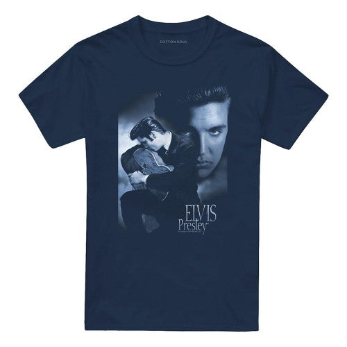 Front - Elvis Presley Unisex Adult Reverent T-Shirt