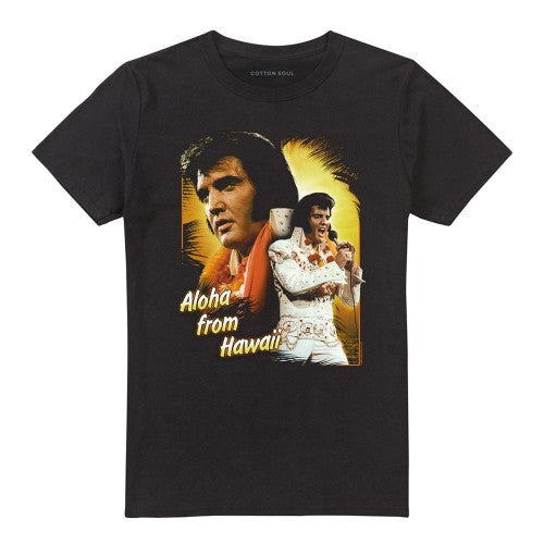 Front - Elvis Presley Unisex Adult Aloha From Hawaii T-Shirt