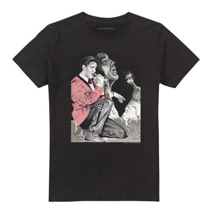 Front - Elvis Presley Unisex Adult Rock N Roll Smoke T-Shirt