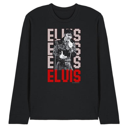 Front - Elvis Presley Unisex Adult 1968 Long-Sleeved T-Shirt