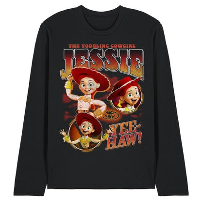 Front - Toy Story Unisex Adult Jessie Homage Long-Sleeved T-Shirt