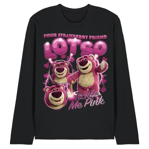 Front - Toy Story Unisex Adult Strawberry Lotso Homage Long-Sleeved T-Shirt