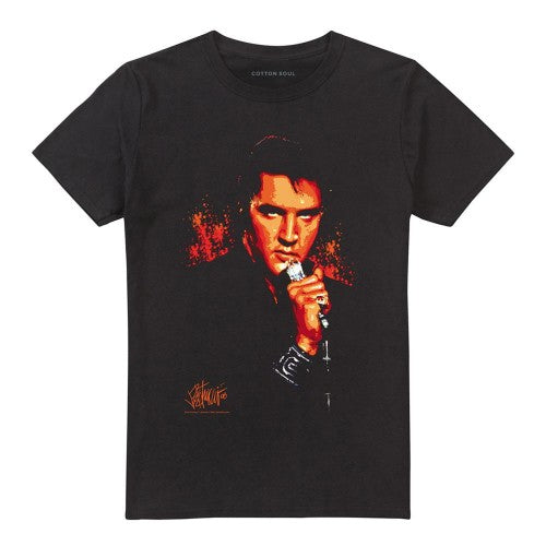 Front - Elvis Presley Unisex Adult Trouble T-Shirt