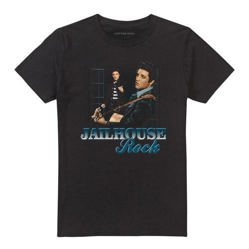 Front - Elvis Presley Unisex Adult Jailhouse Rock T-Shirt