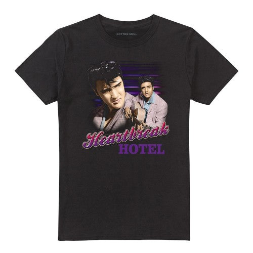 Front - Elvis Presley Unisex Adult Heartbreak Hotel T-Shirt